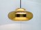 Lámpara colgante Ufo alemana era espacial Mid-Century de Doria, años 60, Imagen 1
