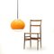 Up and Down Chandelier in Orange Methacrylate from Stilux Milano, 1960s 11