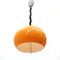 Up and Down Chandelier in Orange Methacrylate from Stilux Milano, 1960s 4