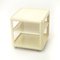 White ABS Trolley by Alberto Rosselli for Kartell, 1960s 1
