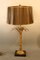 Lampada da tavolo Palmier in bronzo dorato di Maison Charles, anni '50, Immagine 1