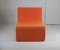 Space Age Armchair in Foam and Orange Jersey, 1970, Image 8