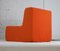 Space Age Armchair in Foam and Orange Jersey, 1970 10