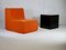 Space Age Armchair in Foam and Orange Jersey, 1970 13