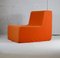 Space Age Armchair in Foam and Orange Jersey, 1970 16