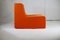 Fauteuil Space Age en Mousse et Jersey Orange, 1970 12