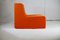 Space Age Armlehnstuhl aus Schaumstoff und Orangefarbenem Jersey, 1970 12
