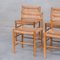 Mid-Century Rush Dining Chairs by Charlotte Perriand Dordogne, Set of 4 3