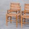 Mid-Century Rush Dining Chairs by Charlotte Perriand Dordogne, Set of 4, Image 3