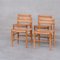 Mid-Century Rush Dining Chairs by Charlotte Perriand Dordogne, Set of 4 6