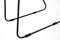 Silla prototipo escandinava Mid-Century moderna minimalista de alambre negro, años 60. Juego de 5, Imagen 18