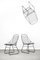 Minimalistischer skandinavischer moderner Mid-Century Stuhl aus schwarzem Draht, 1960er, 5er Set 6