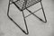 Sedia prototipo Mid-Century moderna minimalista in cavo metallico nero, Scandinavia, anni '60, set di 5, Immagine 27