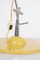 Adjustable Yellow Table Lamp in Chrome, Image 6
