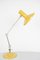Adjustable Yellow Table Lamp in Chrome 1