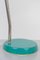 Turquoise Gooseneck Table Lamp, 1960s 4