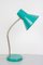 Turquoise Gooseneck Table Lamp, 1960s 1