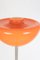 Floor Lamp in Chrome with Orange Glass Shade, 1970s, Image 6