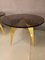 Rotondo Table in Polished Solid Brass and Bronzed Glass, Image 10