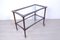 Mid-Century Glass & Wood Trolley, 1950s, Image 1