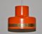 Vintage Pendant Lamp in Orange from Vitrika 2