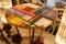 Table Circulaire Multicolore en Cristal de Murano, Italie, 1970s 6