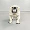 Italian Modern Beige & Black Ceramic Sculpture of Standing Bulldog, 1970s, Image 2