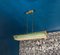 Italian Brass Ceiling Lights in Aluminum and Acrylic Glass, 1950s, Image 1