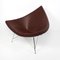 Mid-Century Modern Brown Leather Coconut Chair by George Nelson 2