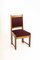 Amsterdam Purple Fabric School Chair, 1930s, Image 2