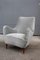 Armchairs in Gray Velvet Attributed to Gio Ponti, 1950s, Set of 2 9