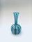 Vintage Kunstglas Murano Venini Latticino Zanficul Latice Filgree Vase, Italien, 1950er 6