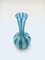 Vintage Art Glass Murano Venini Latticino Zanficul Latice Filgree Vase, Italy, 1950s 7