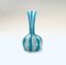 Vintage Kunstglas Murano Venini Latticino Zanficul Latice Filgree Vase, Italien, 1950er 9