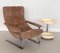 Mid-Century Italian Lounge Chair in Suede by Guido Bonzani for Tecnosalotto, 1970s, Image 2