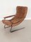 Mid-Century Italian Lounge Chair in Suede by Guido Bonzani for Tecnosalotto, 1970s, Image 9