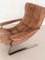 Mid-Century Italian Lounge Chair in Suede by Guido Bonzani for Tecnosalotto, 1970s, Image 11