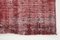 Vintage Wine Red Color Runner Rug 15