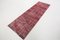 Tapis de Couloir Vintage Couleur Vin Rouge 9