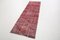 Tapis de Couloir Vintage Couleur Vin Rouge 10