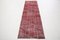 Vintage Wine Red Color Runner Rug 2