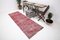 Vintage Wine Red Color Runner Rug, Image 6