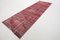 Vintage Wine Red Color Runner Rug, Image 8