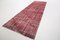 Tapis de Couloir Vintage Couleur Vin Rouge 11