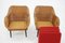 Rattan Armchairs with Pillows, France, 1970s, Set of 2, Image 8