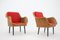 Rattan Armchairs with Pillows, France, 1970s, Set of 2, Image 2