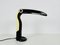 Black Toucan Table Lamp attributed to H.T. Huang for Huangslite, 1990s 2