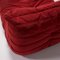 Red Alcantara Sofa and Armchairs by Michel Ducaroy for Ligne Roset, Set of 5 19