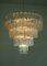 Lámpara de araña Mid-Century tubular grande de cristal de Murano, Imagen 9