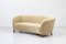 Swedish Modern Curved Sheep Skin Sofa, Image 7